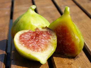 Figues collides al meu terrat